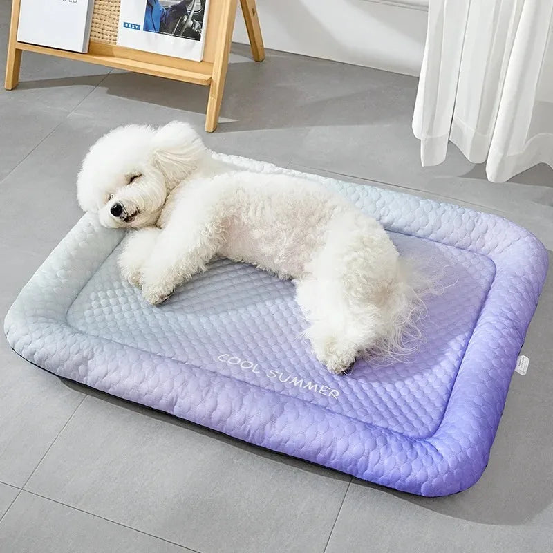Summer Pet Ice Silk Bed