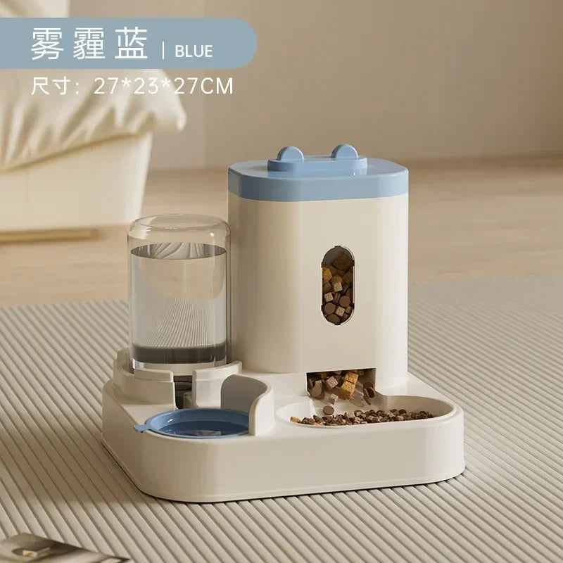 Automatic Feeder & Water Fountain Combo