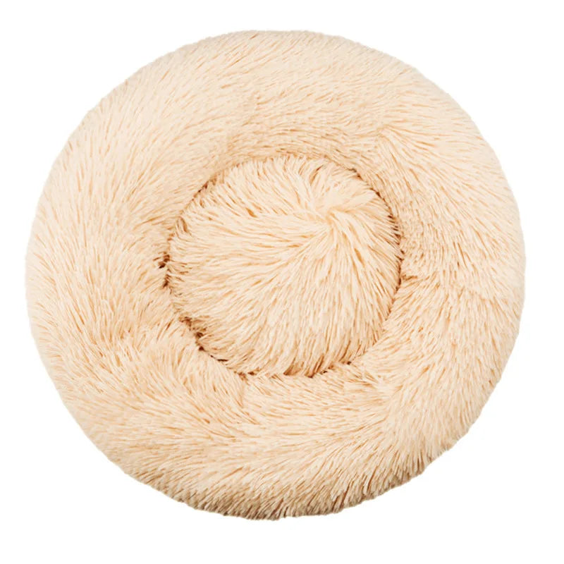 Round Plush Pet Bed