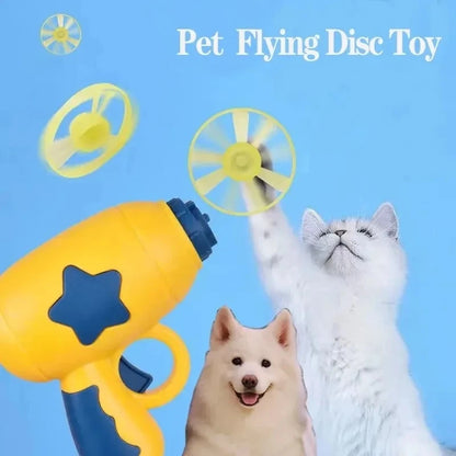 Funny Cat Flying Disc Launcher Toy