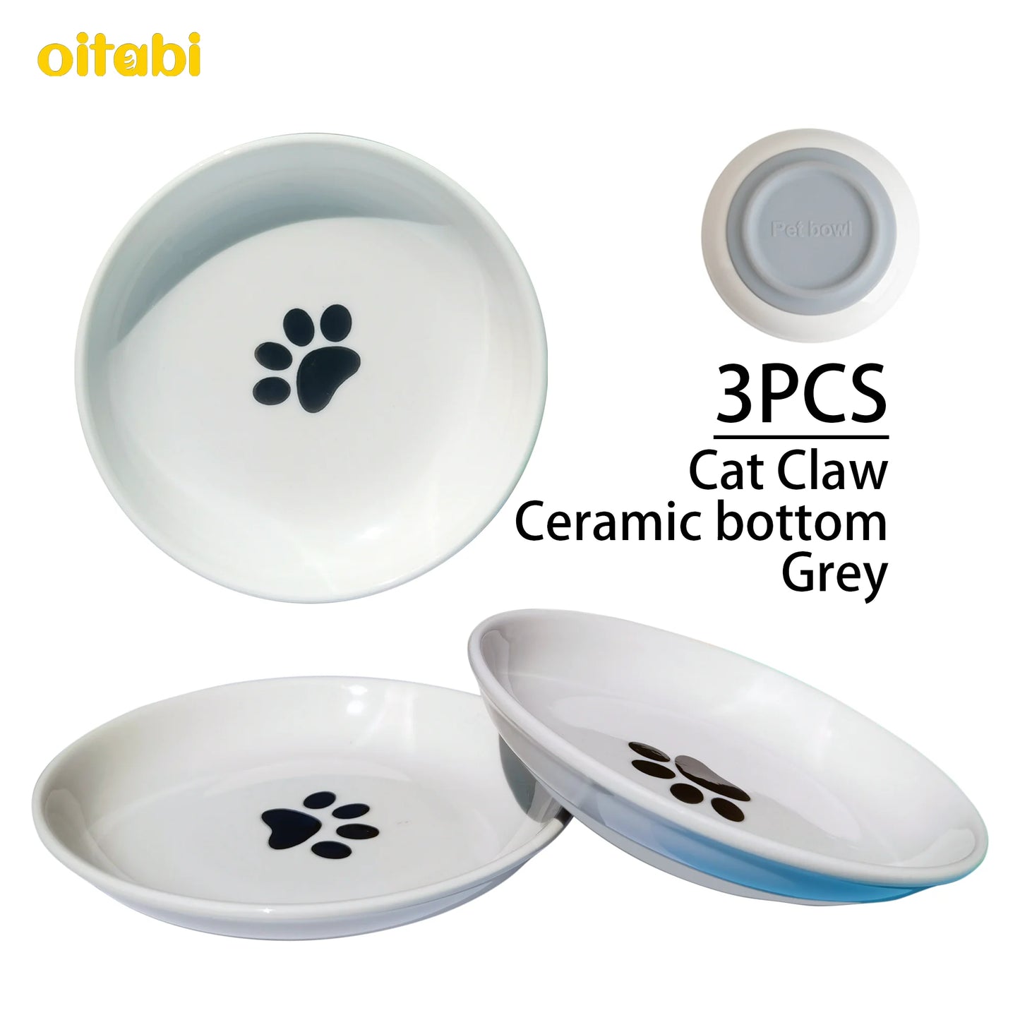 Oitabi No Spill Cat Bowl Set