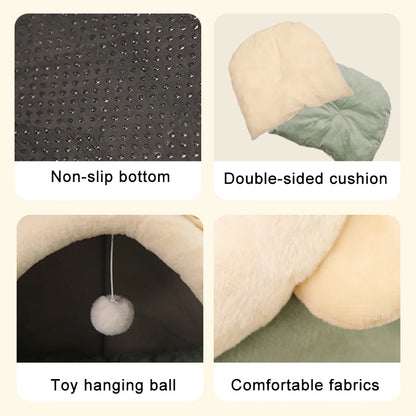Cartoon-Inspired Deep Sleep Pet Bed