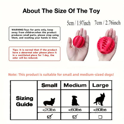 Interactive Rubber Food Ball