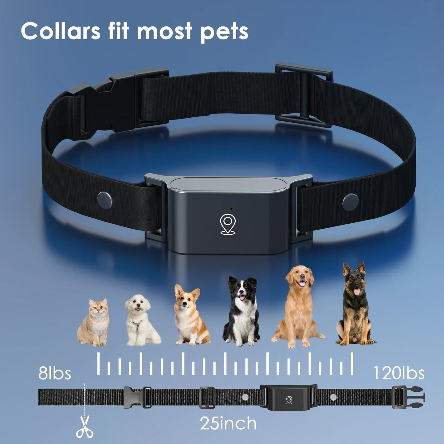 4G GPS Pet Tracker Collar