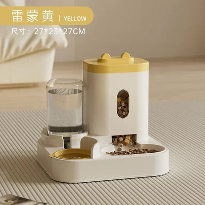 Automatic Feeder & Water Fountain Combo
