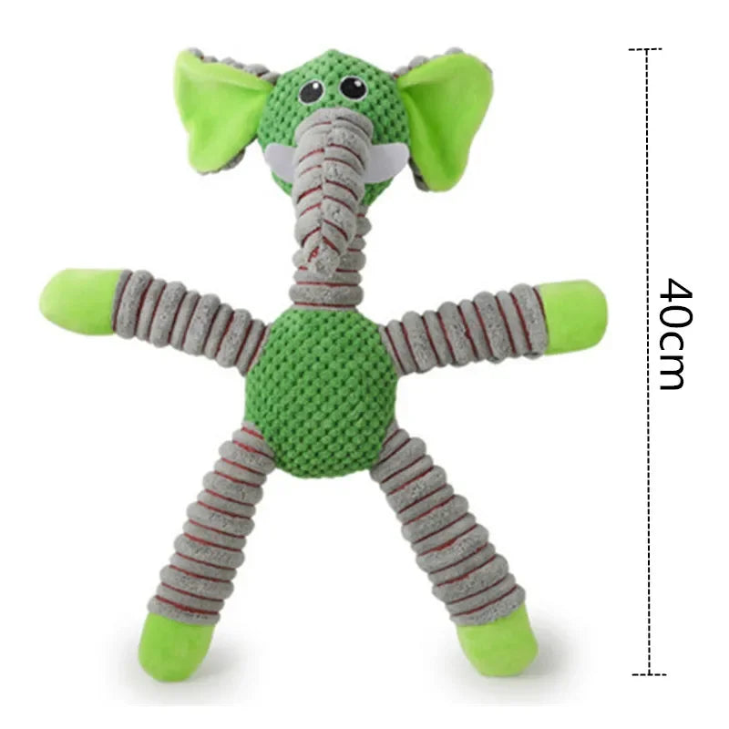 Indestructible Squeaky Plush Toy