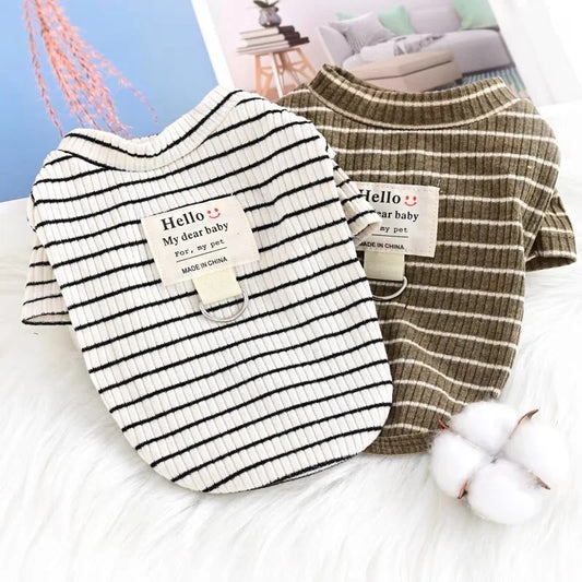 Summer Striped Pet Vest
