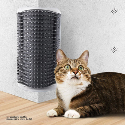 Cat Wall Corner Self-Groomer Brush