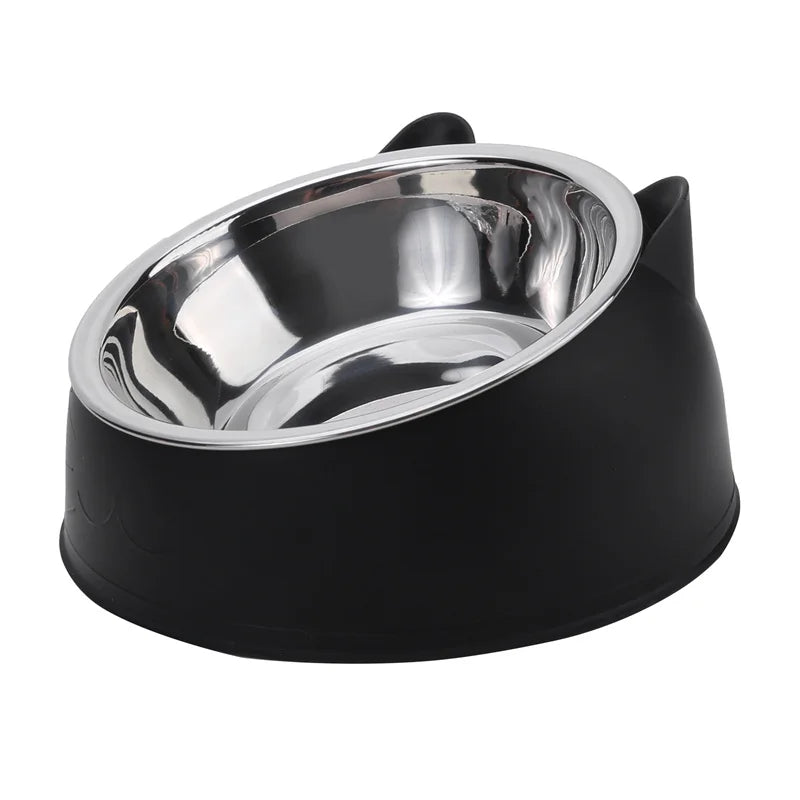Tilted Non-Slip Pet Bowl