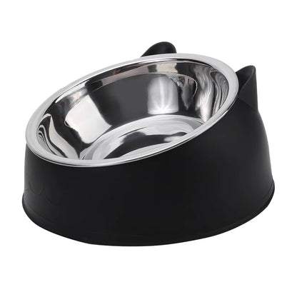 Tilted Non-Slip Pet Bowl