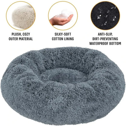 Round Plush Pet Bed