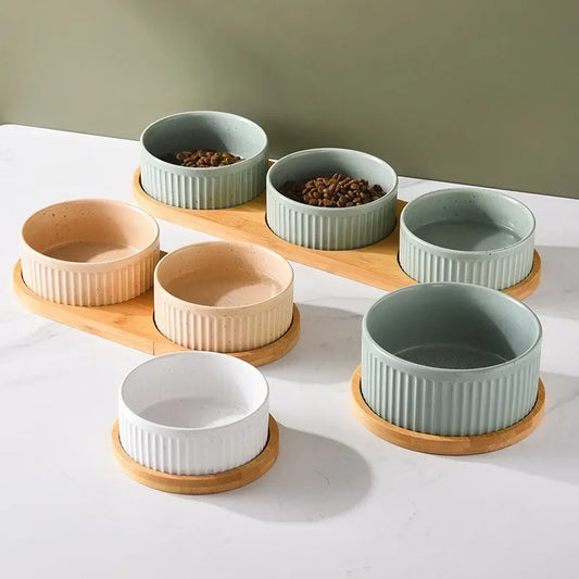 Nordic Ceramic Pet Bowls