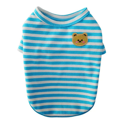 Summer Striped Pet Vest