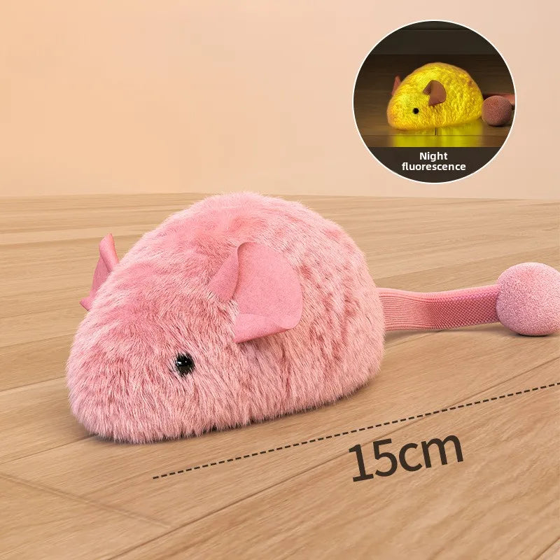 Interactive Plush Mouse Cat Toys
