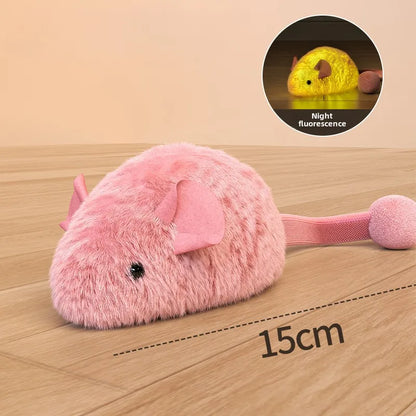 Interactive Plush Mouse Cat Toys