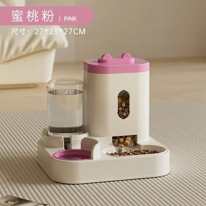 Automatic Feeder & Water Fountain Combo