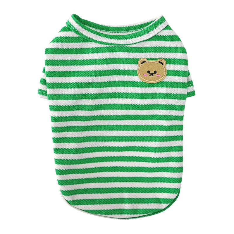 Summer Striped Pet Vest