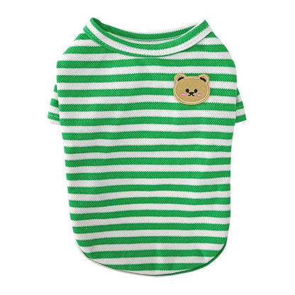 Summer Striped Pet Vest