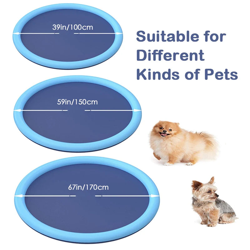 Outdoor Splash Pad for Dogs