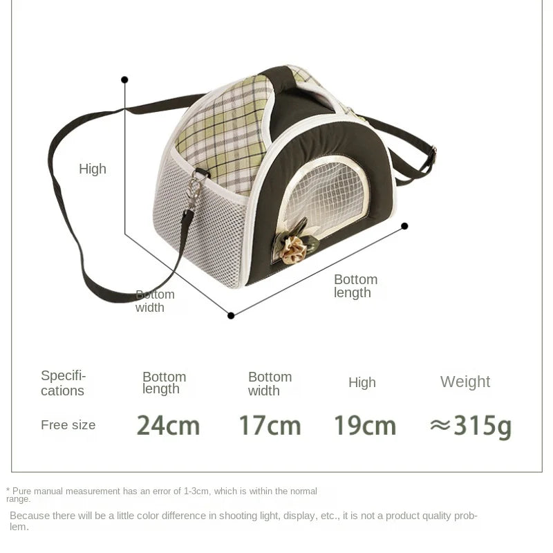 Summer Pet Travel Diagonal Bag