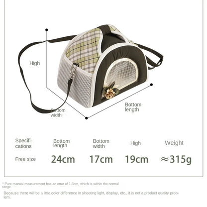 Summer Pet Travel Diagonal Bag