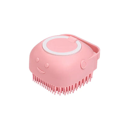 Dog Bathing Brush & Shampoo Dispenser