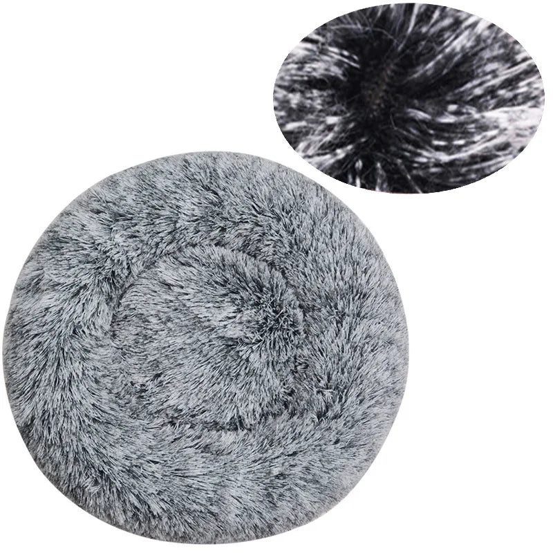 Round Plush Pet Bed