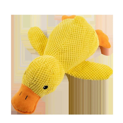 Plush Sleeping Duck Dog Toy