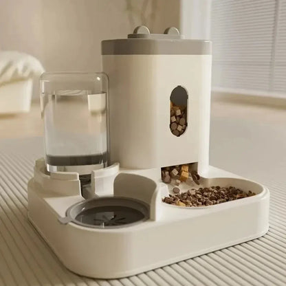 Automatic Feeder & Water Fountain Combo