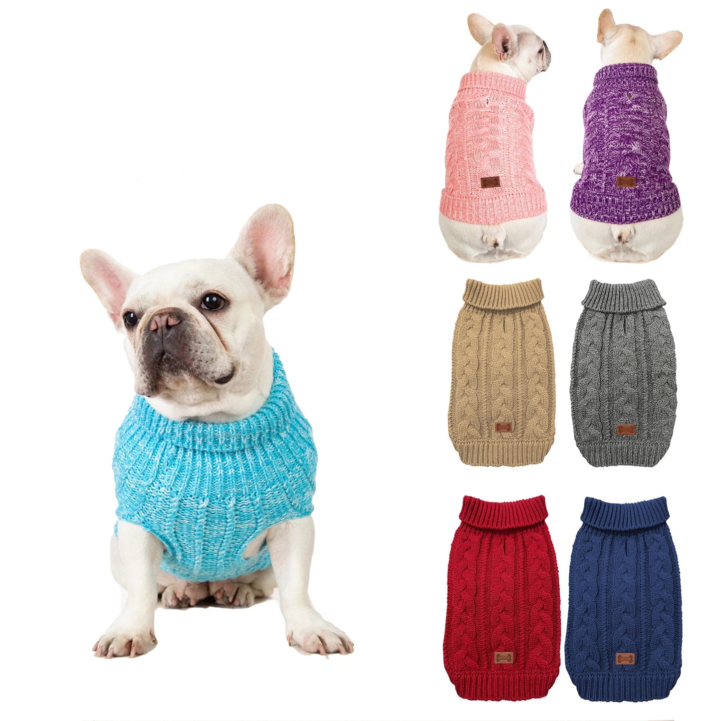Cozy Knitted Pet Sweater