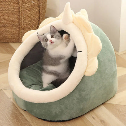 Cartoon-Inspired Deep Sleep Pet Bed