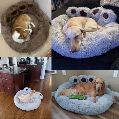 Bear Paw-Shaped Pet Bed