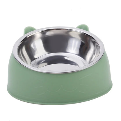 Tilted Non-Slip Pet Bowl