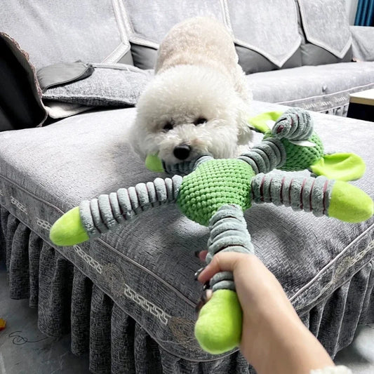 Indestructible Squeaky Plush Toy