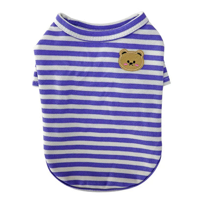 Summer Striped Pet Vest