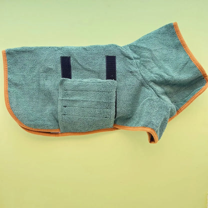 Absorbent Pet Bathrobe