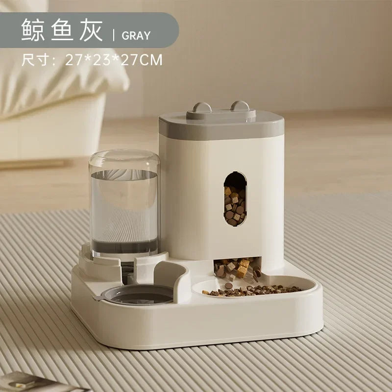 Automatic Feeder & Water Fountain Combo