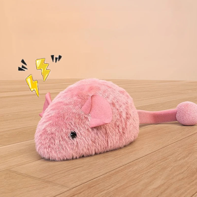 Interactive Plush Mouse Cat Toys