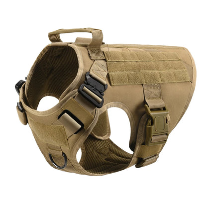 Tactical Military Vest Harness and Leash Set