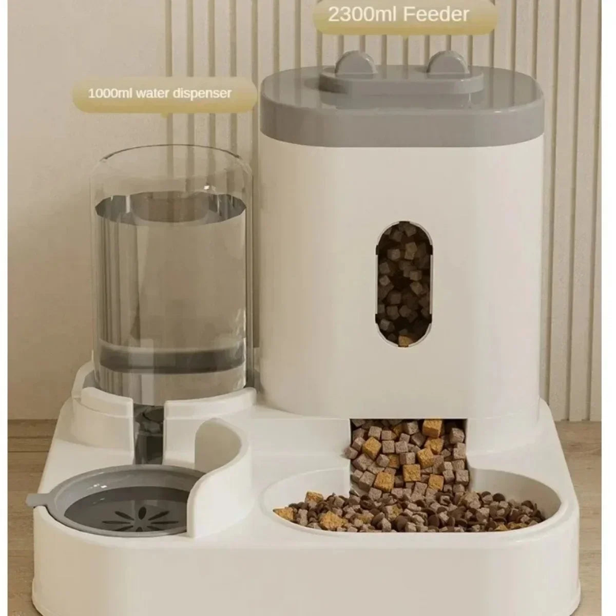 Automatic Feeder & Water Fountain Combo