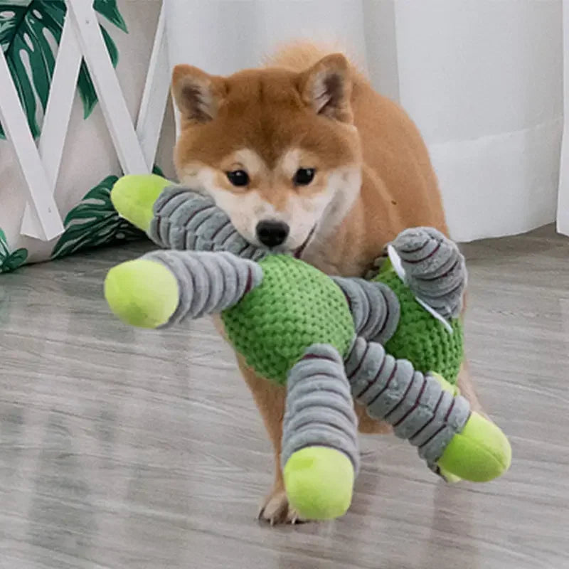 Indestructible Squeaky Plush Toy