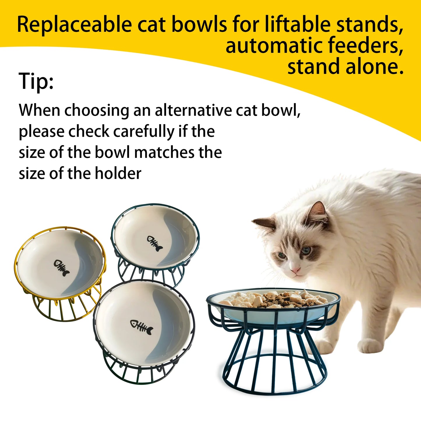 Oitabi No Spill Cat Bowl Set