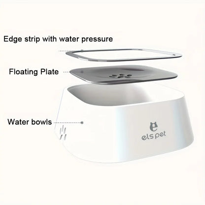 No-Spill Slow Feeder Water Bowl