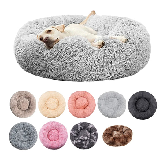 Round Plush Pet Bed