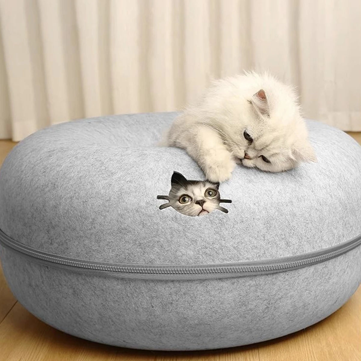 Felt Donut Bed & Tunnel