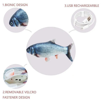 Electric Floppy Fish Toy