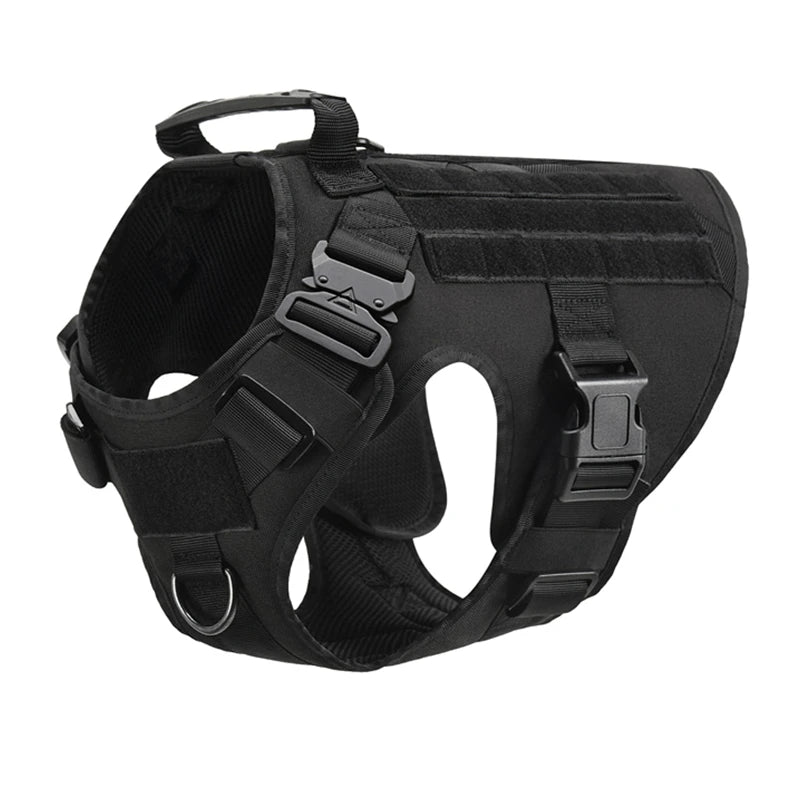 Tactical Military Vest Harness and Leash Set