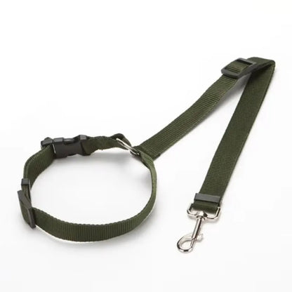 Two-in-One Pet Car Seat Belt &amp; Leash