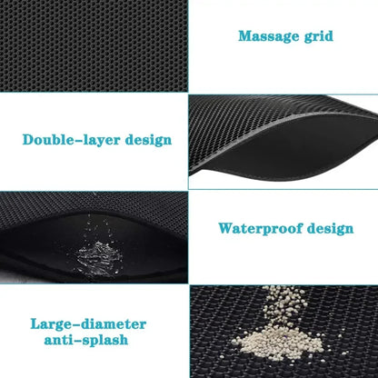 Double-Layer Waterproof Cat Litter Mat