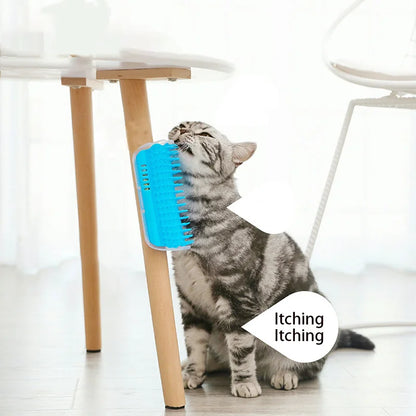 Cat Wall Corner Self-Groomer Brush
